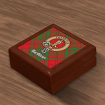 Clan MacAlister of Glenbarr Crest over Tartan Gift Box