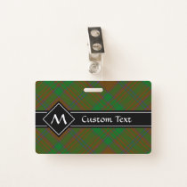 Clan MacAlister of Glenbarr Hunting Tartan Badge