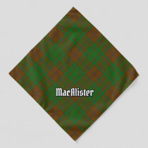 Clan MacAlister of Glenbarr Hunting Tartan Bandana