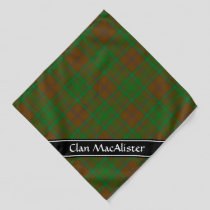 Clan MacAlister of Glenbarr Hunting Tartan Bandana