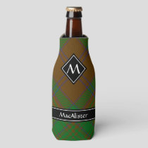 Clan MacAlister of Glenbarr Hunting Tartan Bottle Cooler