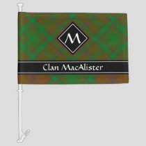 Clan MacAlister of Glenbarr Hunting Tartan Car Flag