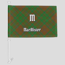 Clan MacAlister of Glenbarr Hunting Tartan Car Flag