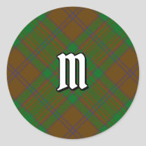 Clan MacAlister of Glenbarr Hunting Tartan Classic Round Sticker