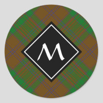 Clan MacAlister of Glenbarr Hunting Tartan Classic Round Sticker