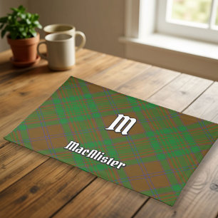 Clan MacAlister of Glenbarr Hunting Tartan Cloth Placemat
