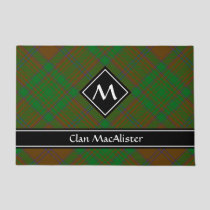 Clan MacAlister of Glenbarr Hunting Tartan Doormat