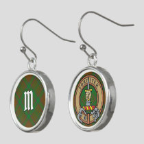 Clan MacAlister of Glenbarr Hunting Tartan Earrings