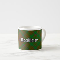 Clan MacAlister of Glenbarr Hunting Tartan Espresso Cup