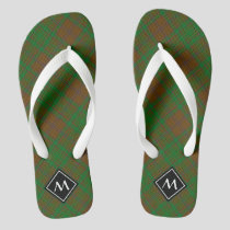 Clan MacAlister of Glenbarr Hunting Tartan Flip Flops