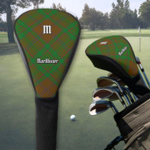 Clan MacAlister of Glenbarr Hunting Tartan Golf Head Cover
