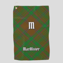 Clan MacAlister of Glenbarr Hunting Tartan Golf Towel