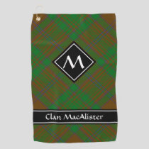 Clan MacAlister of Glenbarr Hunting Tartan Golf Towel