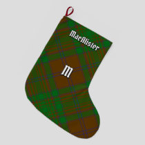 Clan MacAlister of Glenbarr Hunting Tartan Large Christmas Stocking