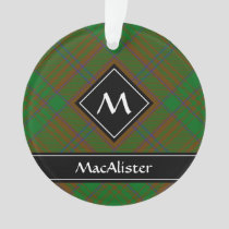 Clan MacAlister of Glenbarr Hunting Tartan Ornament