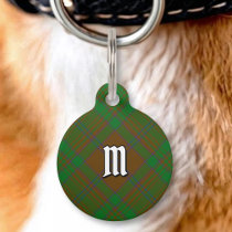Clan MacAlister of Glenbarr Hunting Tartan Pet ID Tag