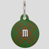 Clan MacAlister of Glenbarr Hunting Tartan Pet ID Tag