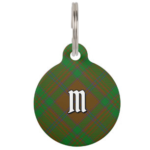 Clan MacAlister of Glenbarr Hunting Tartan Pet ID Tag