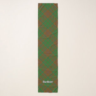 Clan MacAlister of Glenbarr Hunting Tartan Scarf