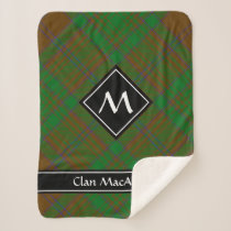 Clan MacAlister of Glenbarr Hunting Tartan Sherpa Blanket
