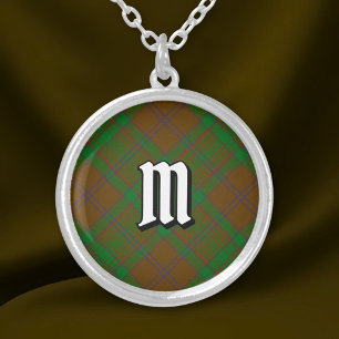 Clan MacAlister of Glenbarr Hunting Tartan Silver Plated Necklace