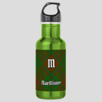 Clan MacAlister of Glenbarr Hunting Tartan Stainless Steel Water Bottle