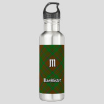 Clan MacAlister of Glenbarr Hunting Tartan Stainless Steel Water Bottle
