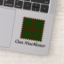 Clan MacAlister of Glenbarr Hunting Tartan Sticker