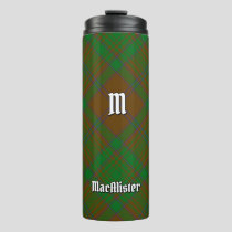 Clan MacAlister of Glenbarr Hunting Tartan Thermal Tumbler