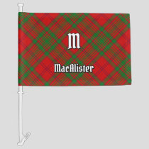 Clan MacAlister of Glenbarr Tartan Car Flag