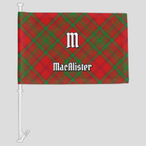 Clan MacAlister of Glenbarr Tartan Car Flag