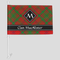 Clan MacAlister of Glenbarr Tartan Car Flag