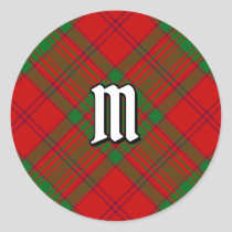 Clan MacAlister of Glenbarr Tartan Classic Round Sticker