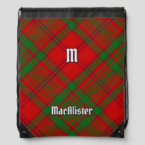 Clan MacAlister of Glenbarr Tartan Drawstring Bag