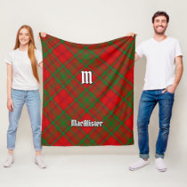 Clan MacAlister of Glenbarr Tartan Fleece Blanket