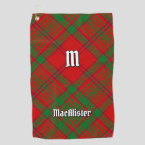 Clan MacAlister of Glenbarr Tartan Golf Towel