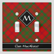 Clan MacAlister of Glenbarr Tartan Light Switch Cover