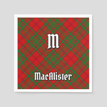 Clan MacAlister of Glenbarr Tartan Napkins