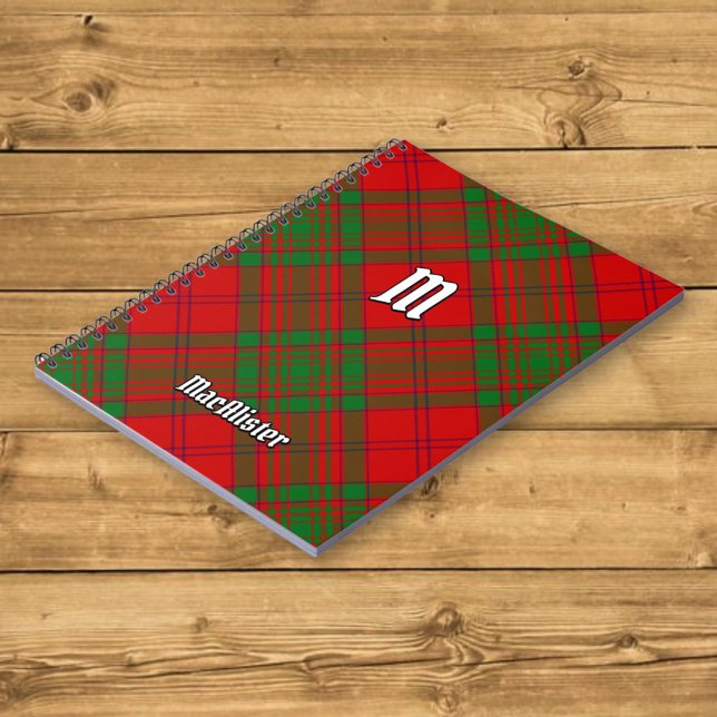 Clan MacAlister of Glenbarr Tartan Notebook (Creator Uploaded)