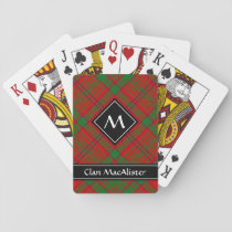 Clan MacAlister of Glenbarr Tartan Playing Cards