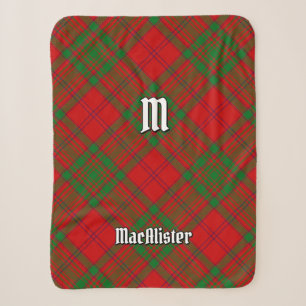 Clan MacAlister of Glenbarr Tartan Sherpa Blanket