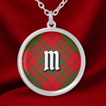 Clan MacAlister of Glenbarr Tartan Silver Plated Necklace