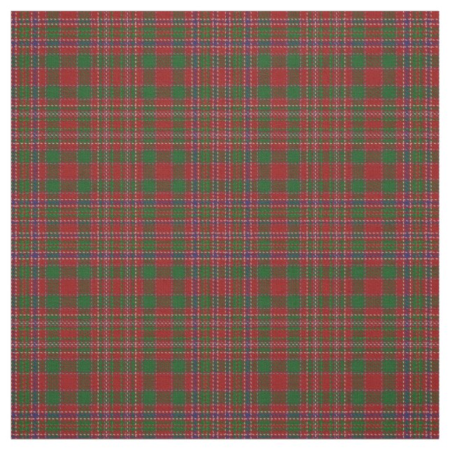 Clan MacAlister Scottish Tartan Plaid Fabric (Swatch)