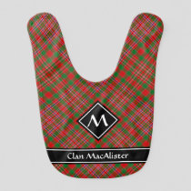 Clan MacAlister Tartan Baby Bib