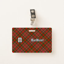 Clan MacAlister Tartan Badge