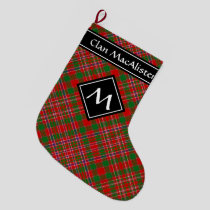 Clan MacAlister Tartan Christmas Stocking