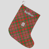 Clan MacAlister Tartan Christmas Stocking