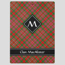 Clan MacAlister Tartan Clipboard
