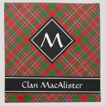 Clan MacAlister Tartan Cloth Napkin