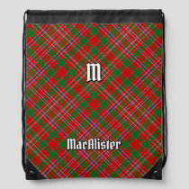 Clan MacAlister Tartan Drawstring Bag